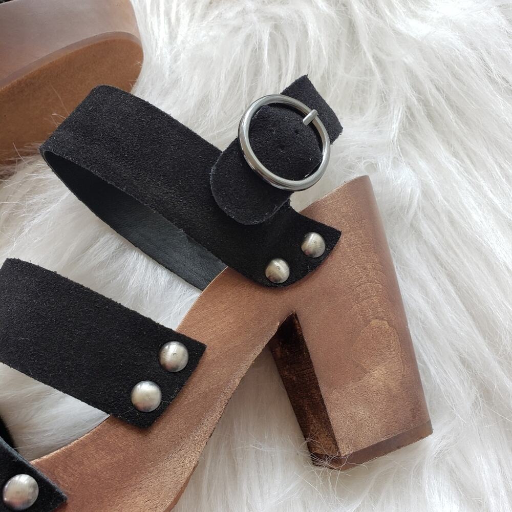 Chinese Laundry NIB Fayla black suede strap sandal woman's size 8.5 - Picture 5 of 15